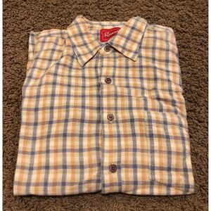 Summit Peak Performance vintage yellow flannel men's size large